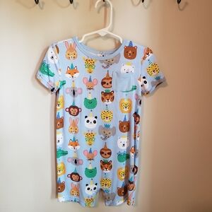 Little Sleepies Party Animals Bamboo Pocket Romper